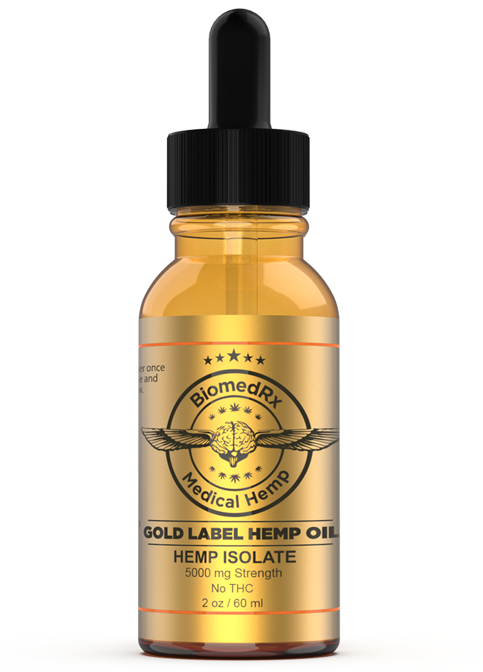 Gold Label Hemp CBD Oil 5000mg Strength
