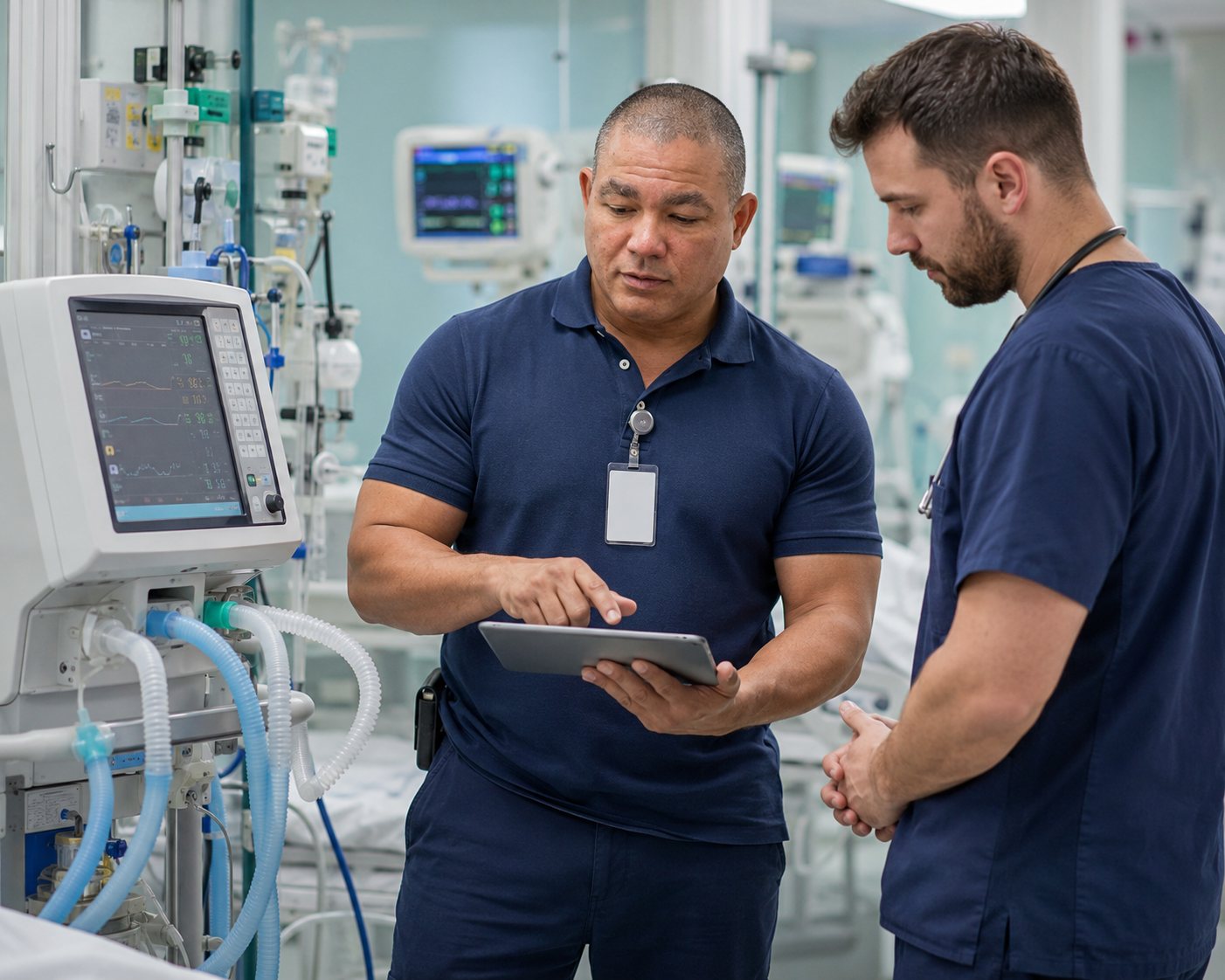 BiomedRx technician performing token to protect patient safety