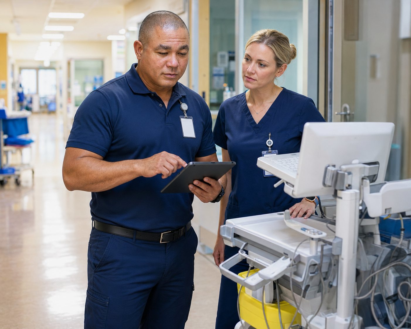 BiomedRx technician performing license to protect patient safety