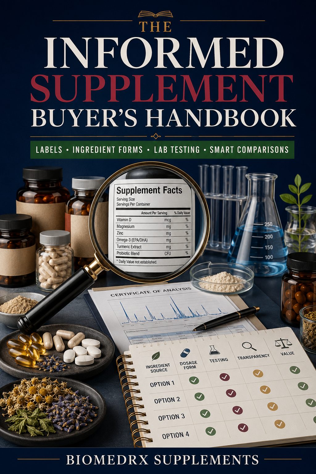 The Informed Supplement Buyer's Handbook — eBook cover